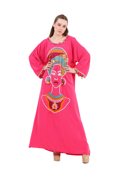 Long sleeve African abaya QATAR DOHA